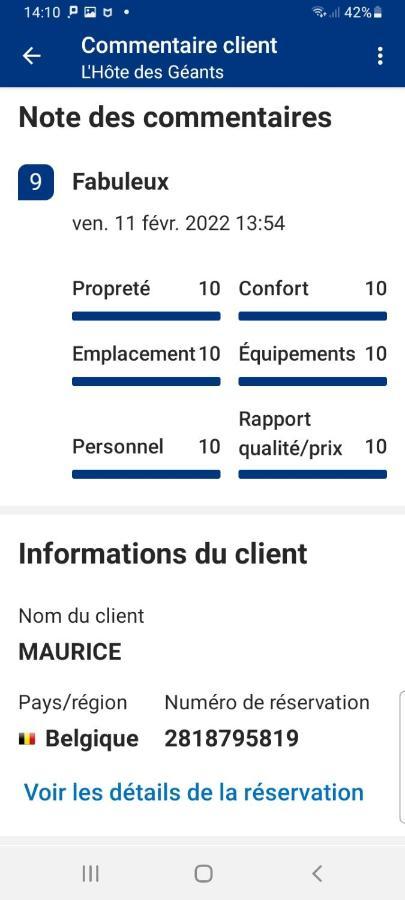 L'Hote Des Geants Ath Luaran gambar